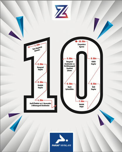 10 Günde Matematik Temel Atma Garanti - Bıyıklımatematik - PARAF Z TAKIMI
