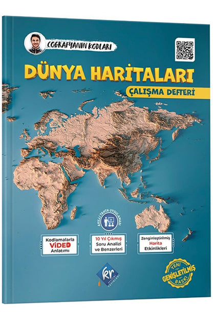 Coğrafyanın Kodları Dünya Haritaları Çalışma defteri ve soru bankası